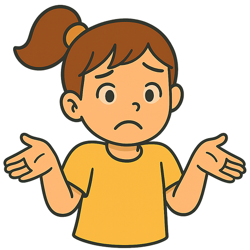 고민이 많은 표정